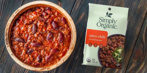 Simply Organic Spicy Chili Seasoning 12-Pack Only $5.99 Shipped on Amazon (Reg. $11)