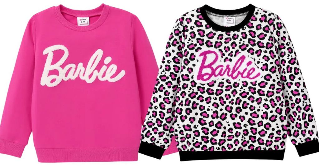 PatPat Kids and Toddler Girls Barbie Sweatshirts