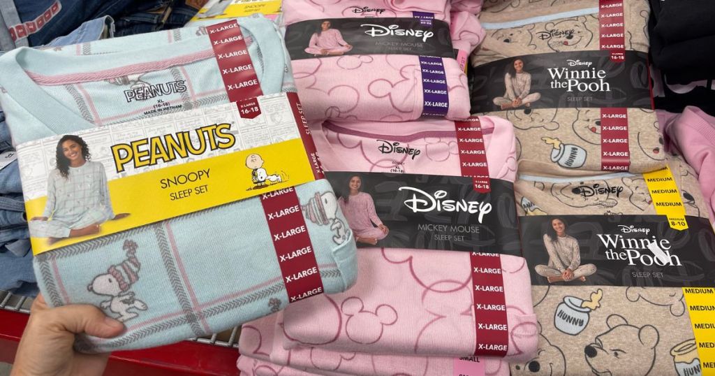 Peanuts, Disney and Winnie the Pooh Jogger Pajama Sets for Women at Sam's Club