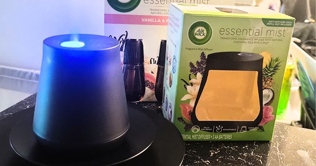 FREE Air Wick Essential Mist Diffuser After Cash Back at Walmart (Reg. $10) – Grab an Easy Stocking Stuffer Early!