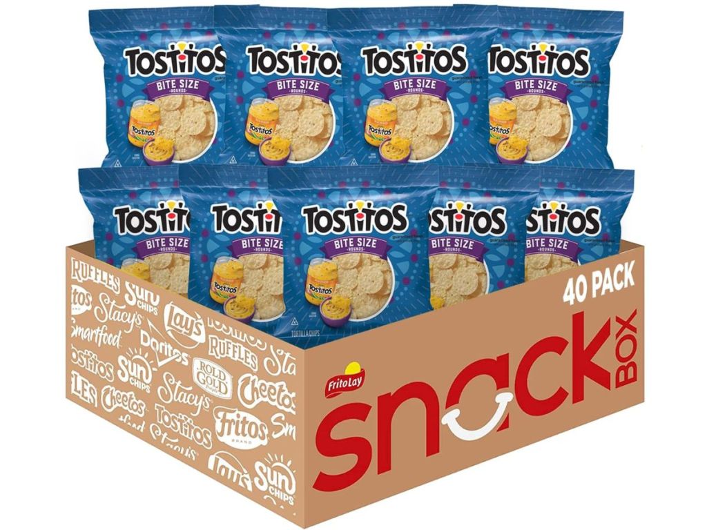 Tostitos Bite Sized Rounds Tortilla Chips 40 Count