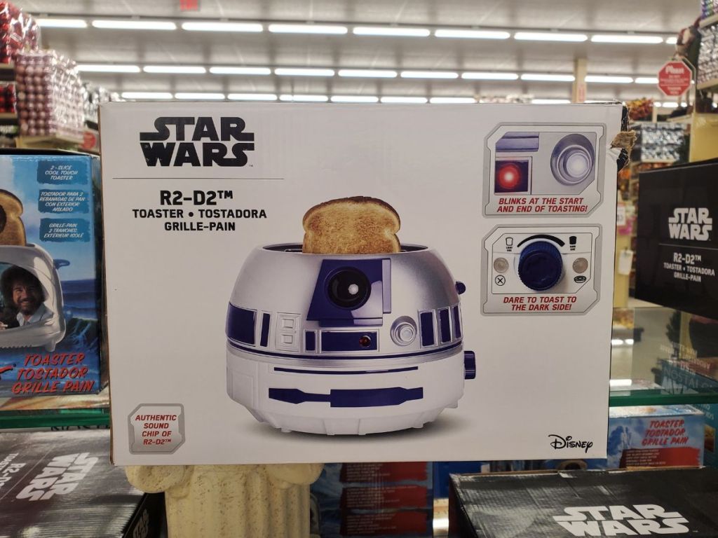 Star Wars R2-D2 Toaster on display in store