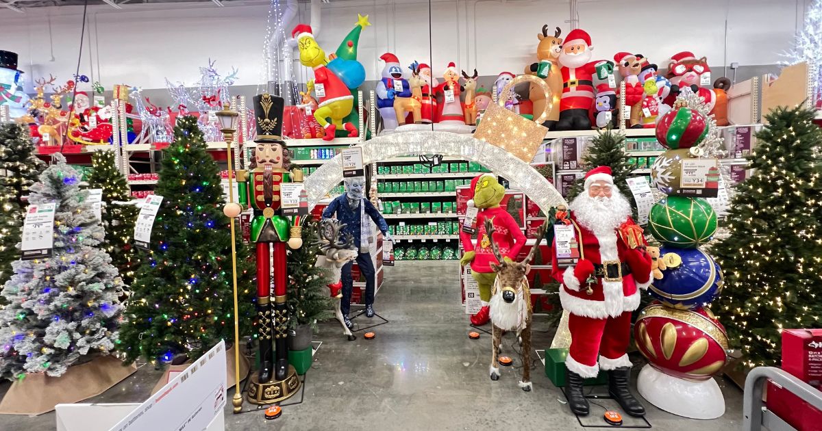 Home Depot Christmas Decorations In-Stock NOW | Animated Grinch, Disney Inflatables & More