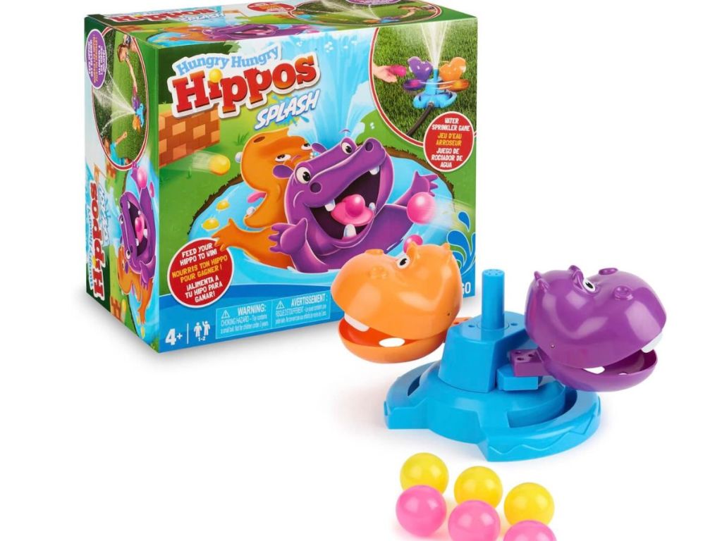 Hungry Hungry Hippos Splash game with box