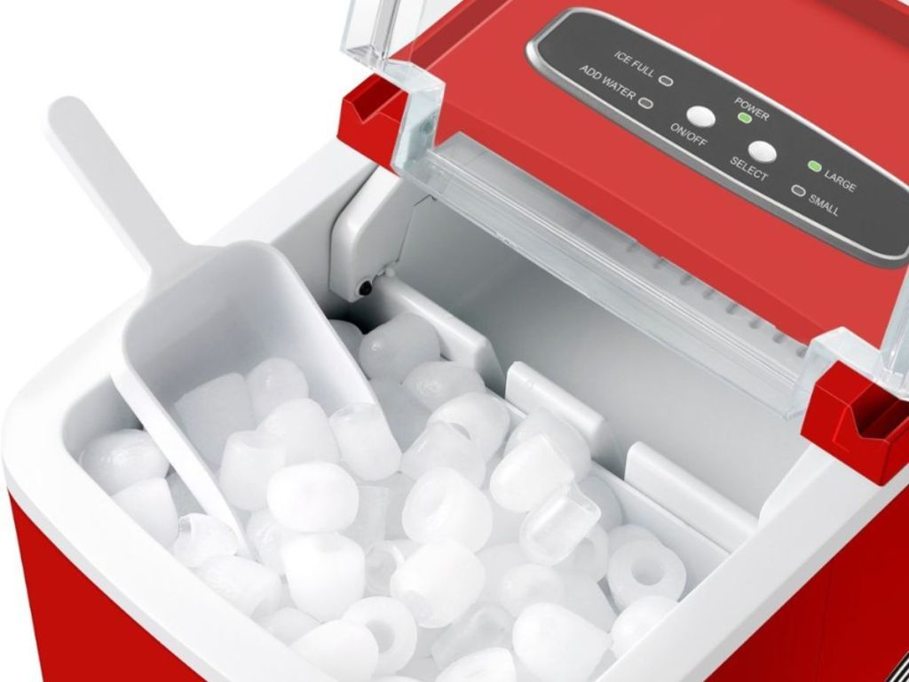 Insignia-Ice-maker صانعة الثلج المحمولة Insignia بسعر 49.99 دولارًا أمريكيًا فقط، ويتم شحنها على موقع BestBuy.com (سعر 126 دولارًا أمريكيًا) |  الآلاف من التقييمات 5 نجوم