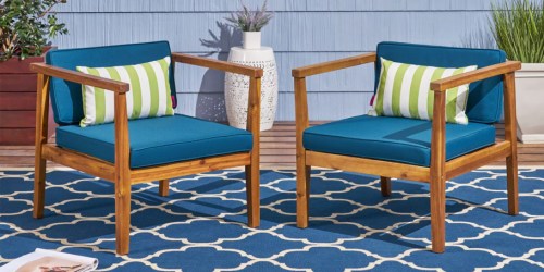Up to 75% Off Wayfair Patio Furniture | Chair Set w/ Cushions Only $91.99 Shipped (Reg. $376)