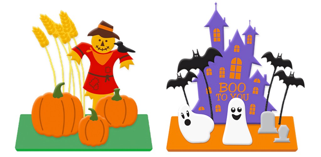 scarecrow and haunted house craft kits