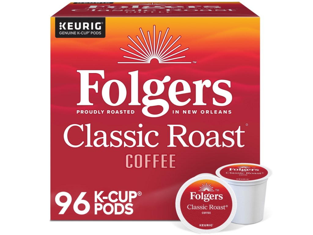 Keurig Folgers Classic Roast Coffee  96-Count