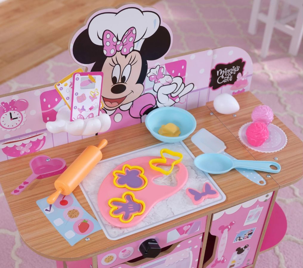 A Kidkraft Minnie Mouse Kitchen Set