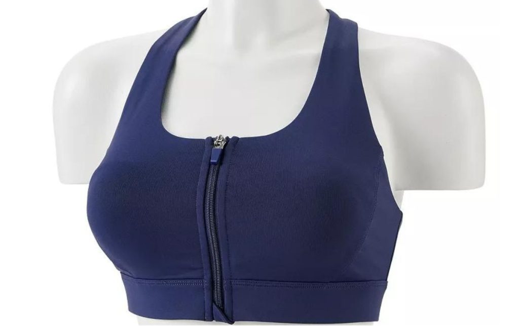 Stock image of a mannequin wearing a Tek Gear sports bra