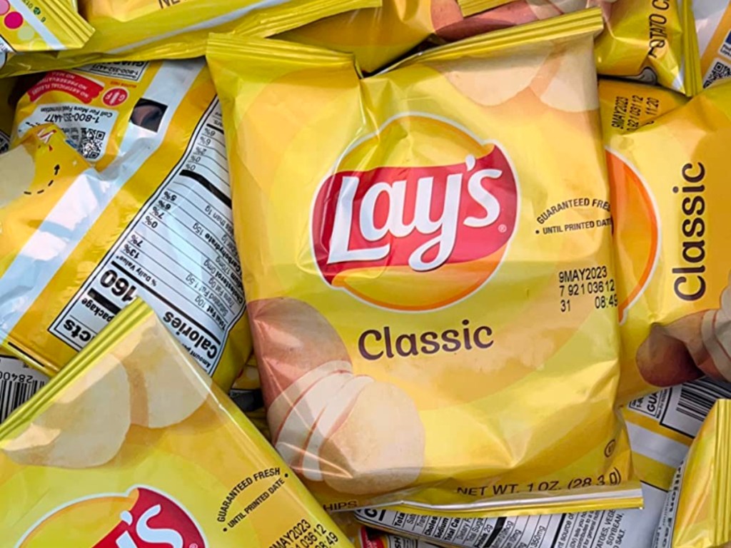 Lay's Classic Potato Chips single bags