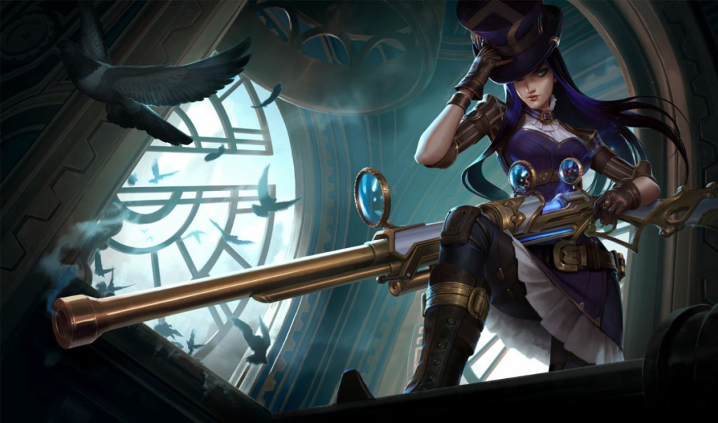 Caitlyn from League of Legends, the free online game