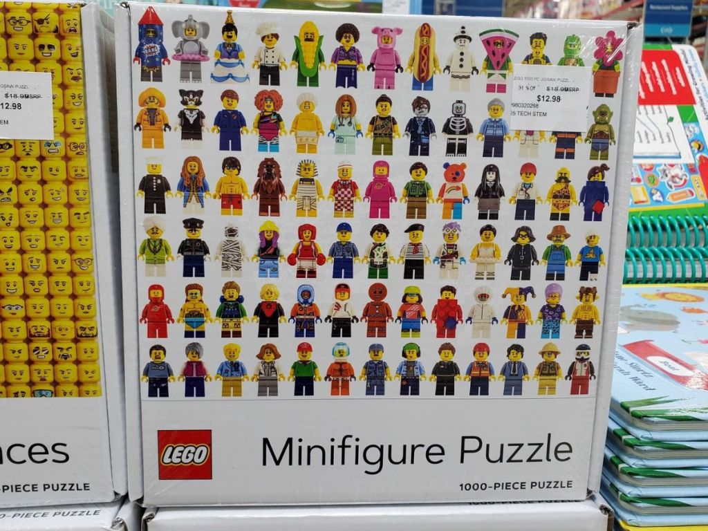 A lego minifigure puzzle