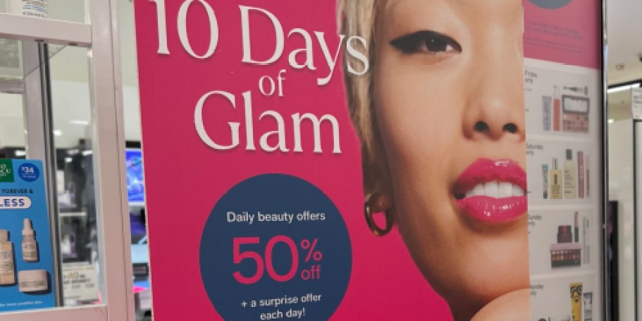 Macy’s 10 Days of Glam Sale Returns 5/15 (50% Off Top Brands + Free Shipping)