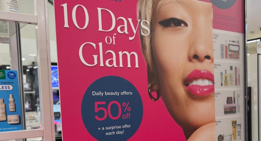 Macys 10 day son glam poster