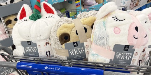 12 Best New at Sam’s Club Finds | Animal Blanket Wraps, Faux Fur Pillows, & More