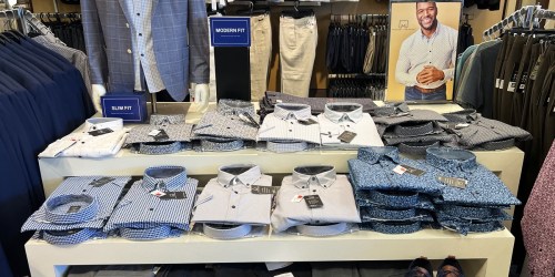 Up to 80% Off Men’s Wearhouse Clearance Sale + Free Shipping | Shirts & Pants Only $14.99 Shipped
