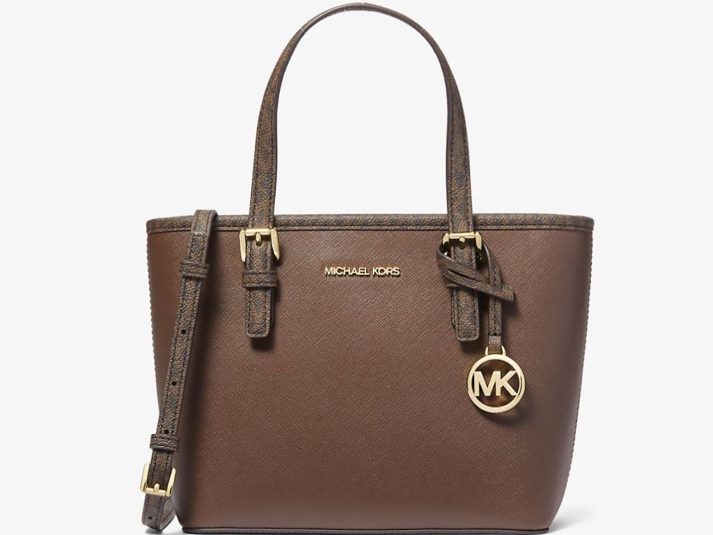 brown MK bag