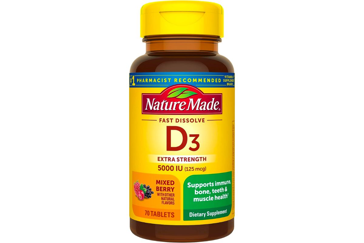 Nature Made Extra Strength Sugar Free Fast-Dissolve Vitamin D3 5000
