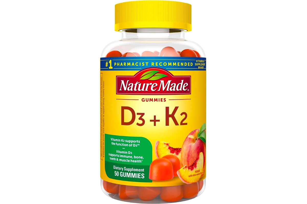 Nature Made Vitamin D3 + K2 Gummies 50-Count - 25 Day Supply 2