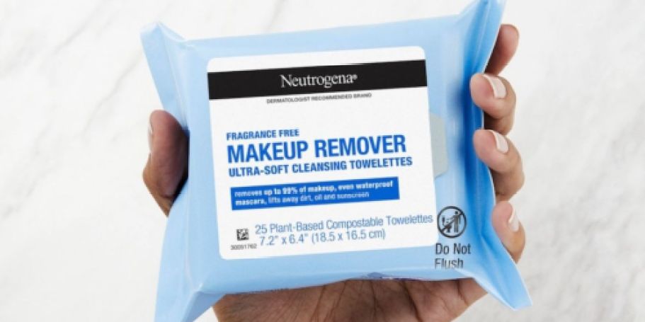 Neutrogena Makeup Remover Wipes 25-Count Just $1.71 Shipped on Amazon (Reg. $8)
