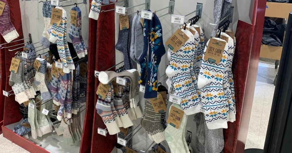 northeast outfitters cabin socks in store