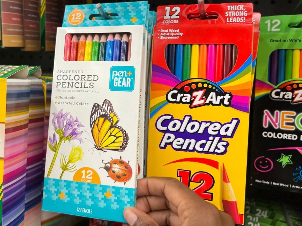 Pen+Gear and Cra-Z-Art Colored Pencils at Walmart