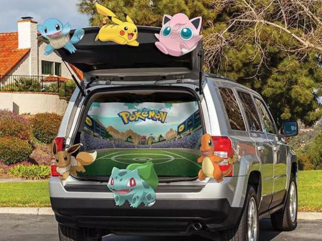 Pokemon Trunk or Treat with car