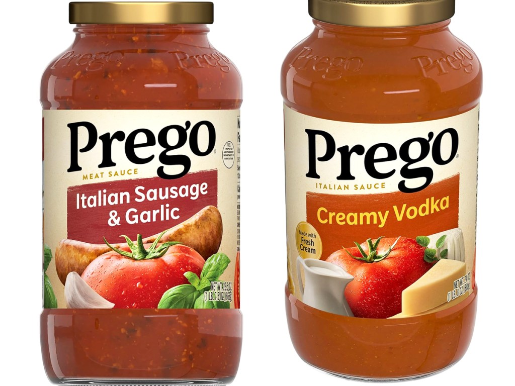 Prego Pasta Sauce, Tomato Sauce with Italian Sausage & Garlic, 23.5 Ounce  Jar