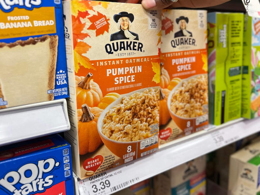 Quaker Pumpkin Spice Instant Oatmeal