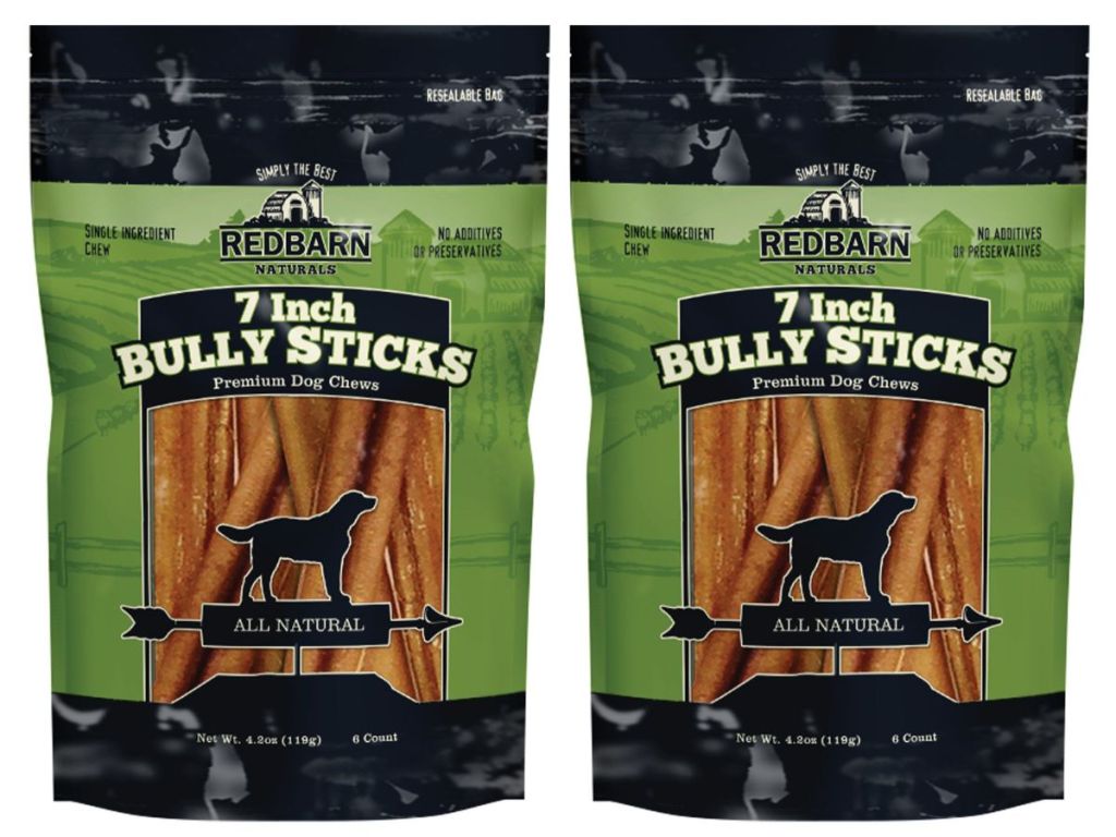 2 bags of Red Barn Bully Sticks