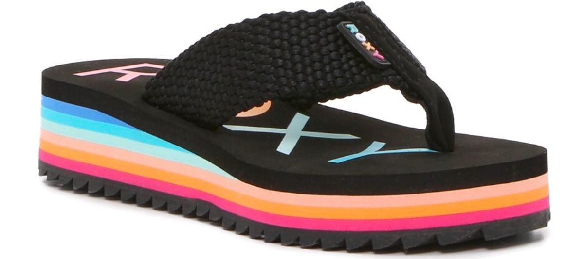 Roxy Kallie II Kids Wedge Flip Flop