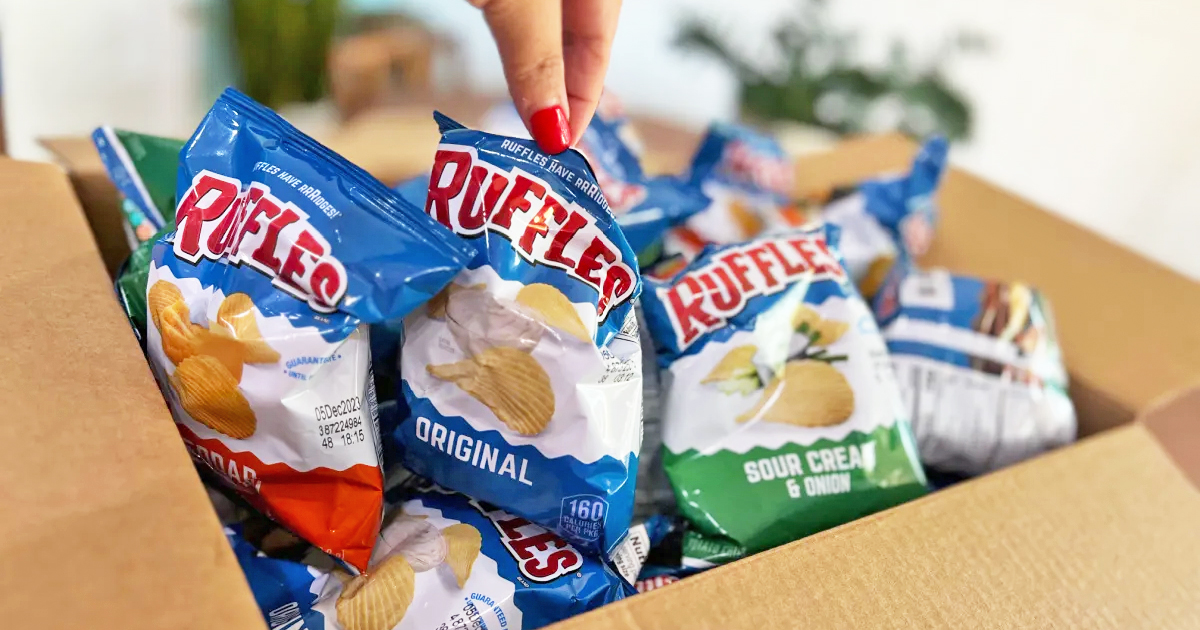 Ruffles Chips Variety 40-Pack Just $15 on Walmart.com (Only 38¢ Each ...