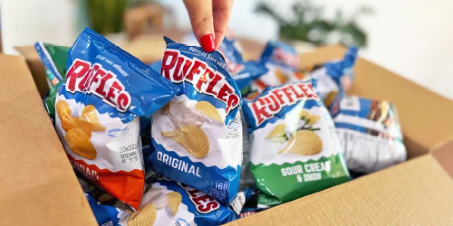 Ruffles Chips Variety 40-Pack Just $14 Shipped for Amazon Prime Members (Only 35¢ Per Bag)