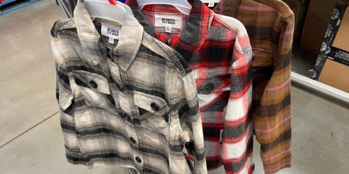 Time & Tru Flannel Shirts Only $14.98 on Walmart.com