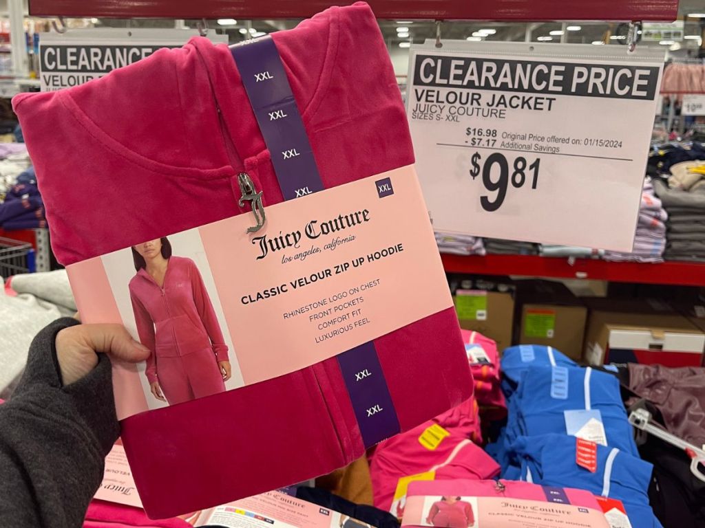 Juicy Couture Velour Track Jackets on clearance at Sam's Club