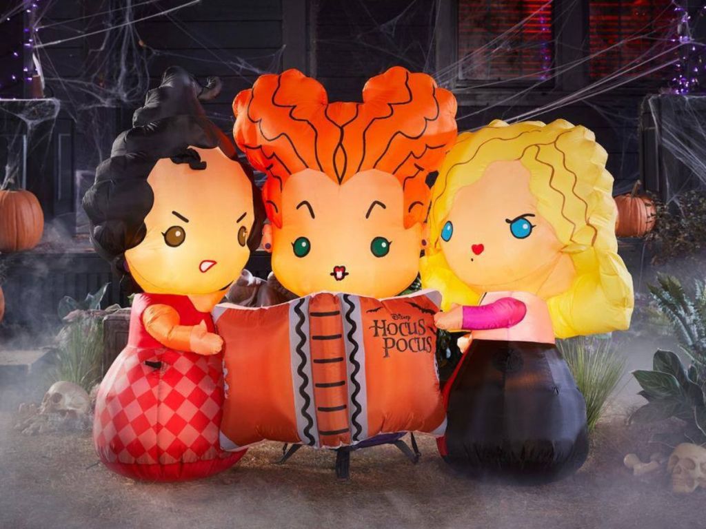 Sanderson Sisters Halloween inflatables