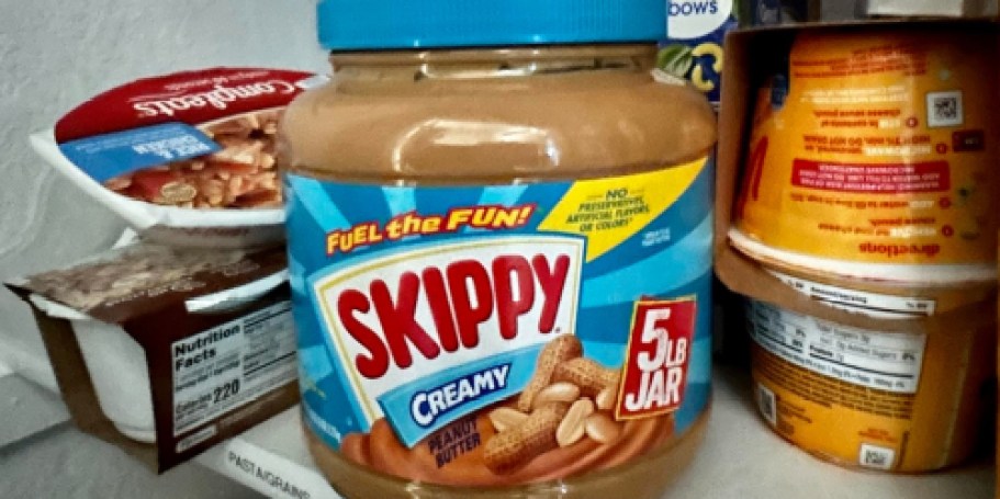 HUGE 5-Pound Skippy Peanut Butter Jar Only $7.67 Shipped on Amazon