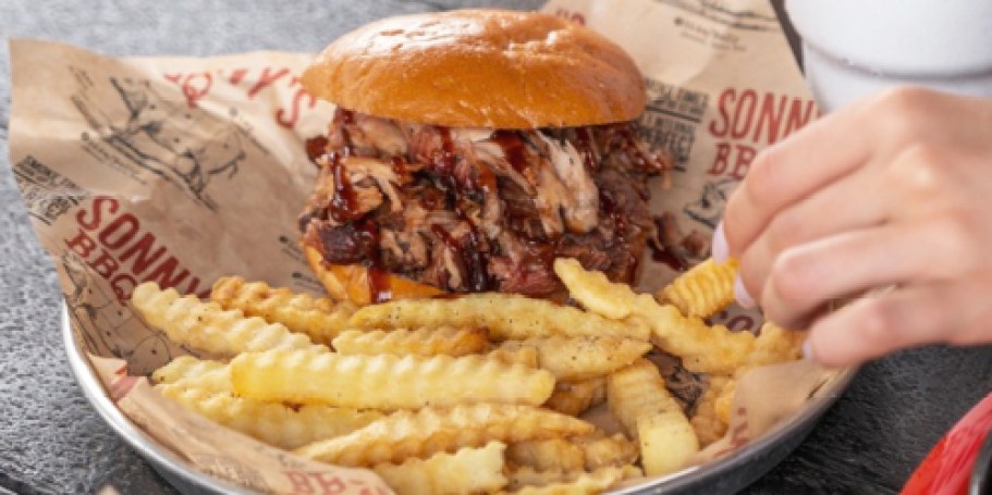 FREE Sonny’s BBQ Meal for Teachers (Includes Sandwich, Side, & Drink!)