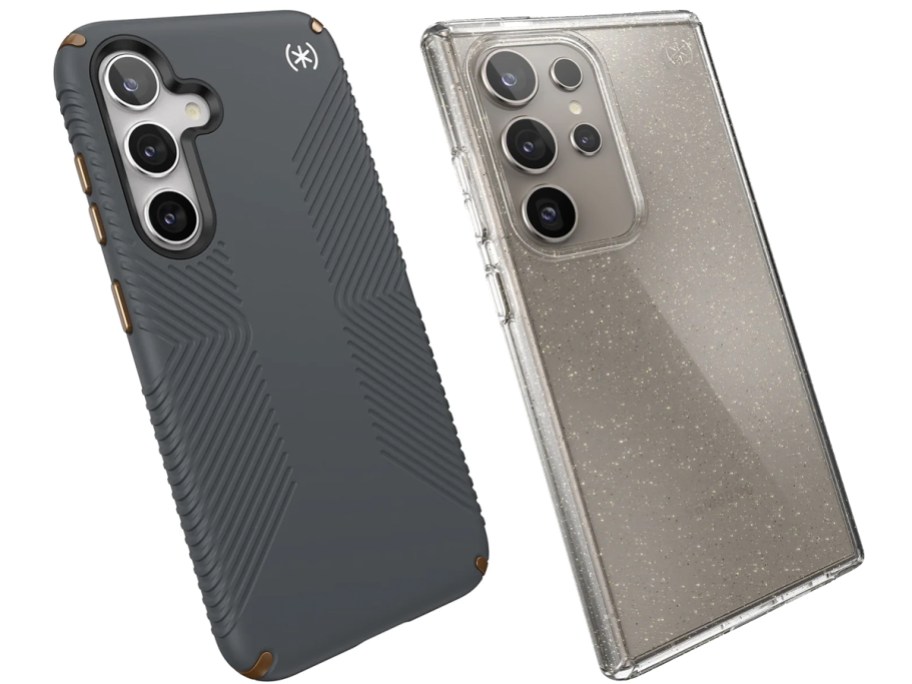 black clear glitter Samsung galaxy phone cases