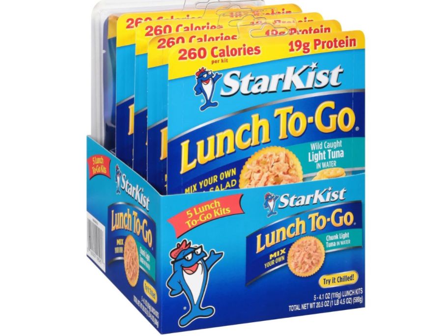 5 packages of StarKist Lunch to Go