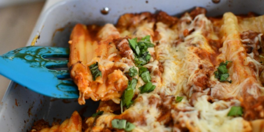 Bake Easy Stuffed Manicotti Using String Cheese (Great Family Dinner or Date Night Recipe!)