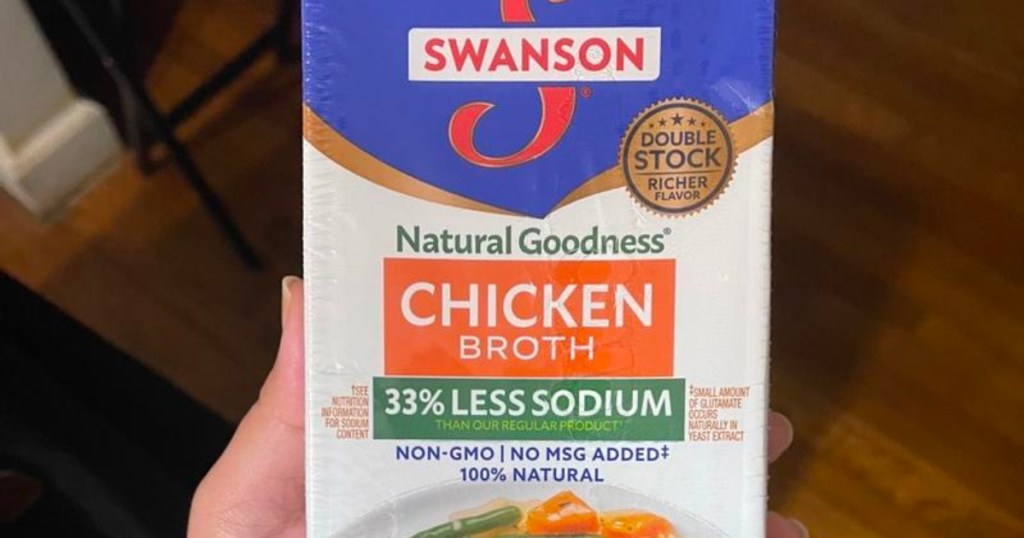 Swanson 33% Less Sodium Chicken Broth 32oz