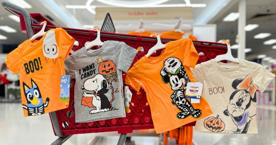 Target Kids halloween Character tees