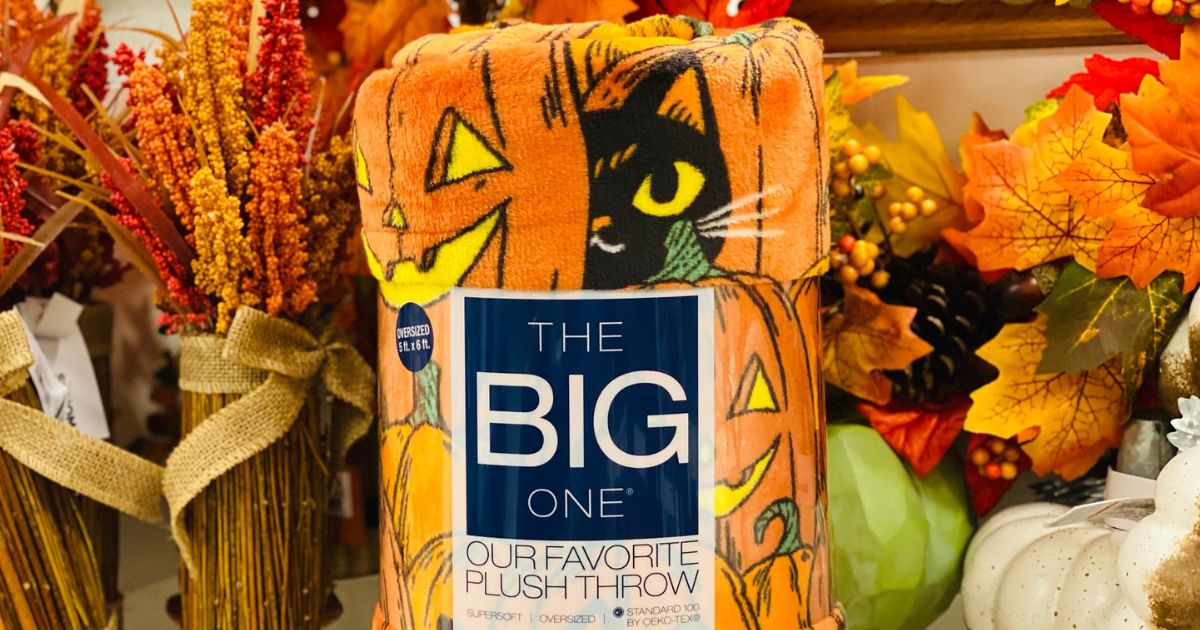 Kohl’s The Big One Throw Blankets from $11.99 (Fun Halloween & Disney Designs!)