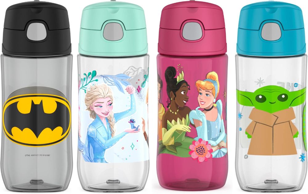Thermos FUNtainer Water Bottles from $8.49 on Amazon | Great Reviews + Lots of Designs!