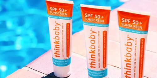 Thinkbaby Sunscreen 3oz Bottle Only $4.50 Shipped on Amazon (Regularly $15)