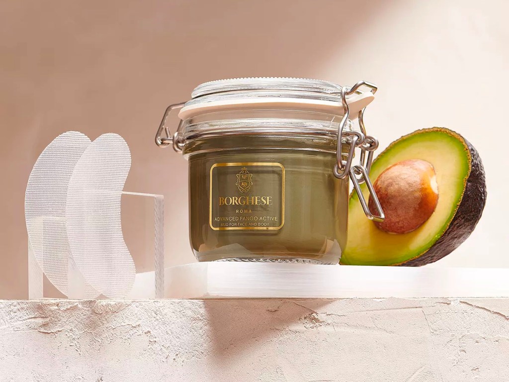 borghese face masks with avocado