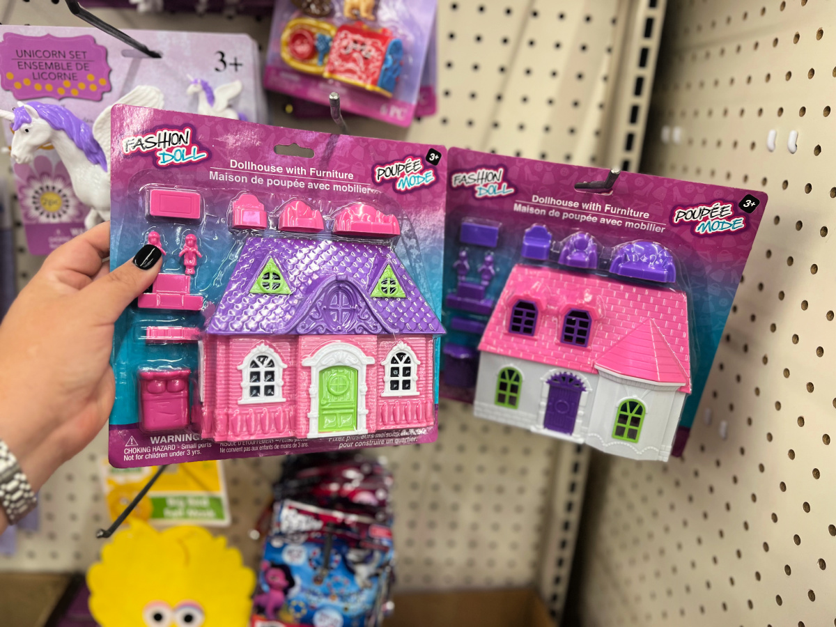 Dollar Tree Halloween DIY Painted Doll House Makeover