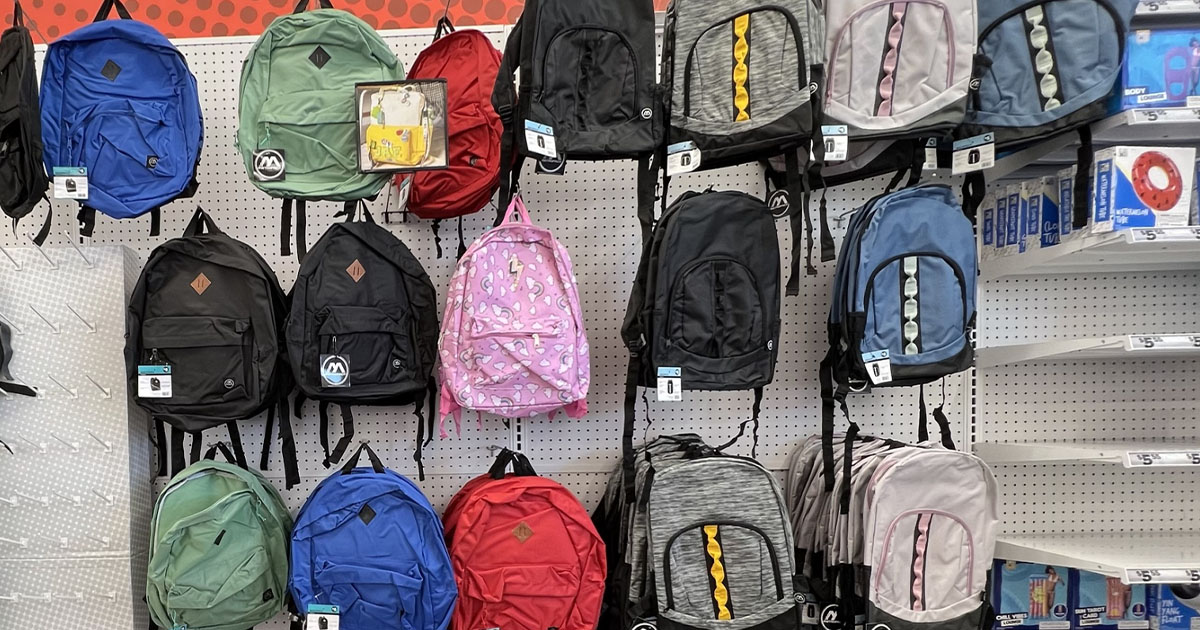 Backpacks store under $5